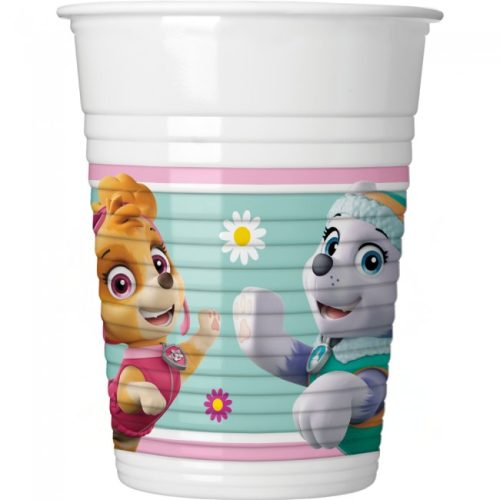 Paw Patrol Skye and Everest plastic cup 8 pcs 200 ml