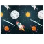 Space Rocket Space plastic tablecloth 120x180 cm