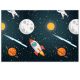 Rocket Space plastic Tablecover 120x180 cm