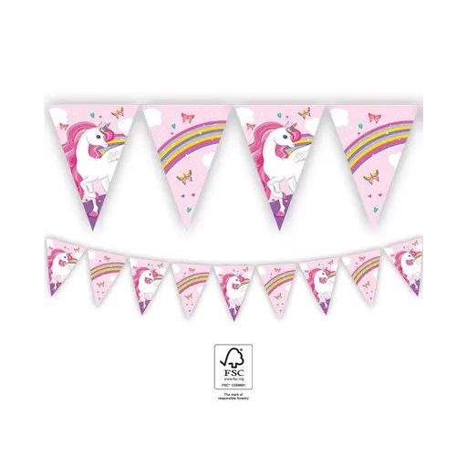 Unicorn Rainbow Colors FSC Bunting 2.3 m
