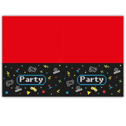 Gaming Party plastic Tablecover 120x180 cm