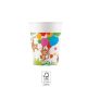 Jungle Balloons Cup Paper (8 pieces) 200 ml FSC