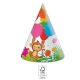 Jungle Balloons Party hat, hat 6 pack FSC