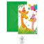 Jungle Balloons party invitation 6 pcs FSC
