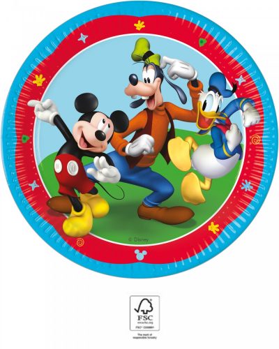 Disney Mickey Rock the House paper plate 8 pcs 23 cm FSC