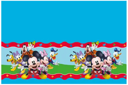 Disney Mickey Rock the House plastic Tablecover 120x180 cm