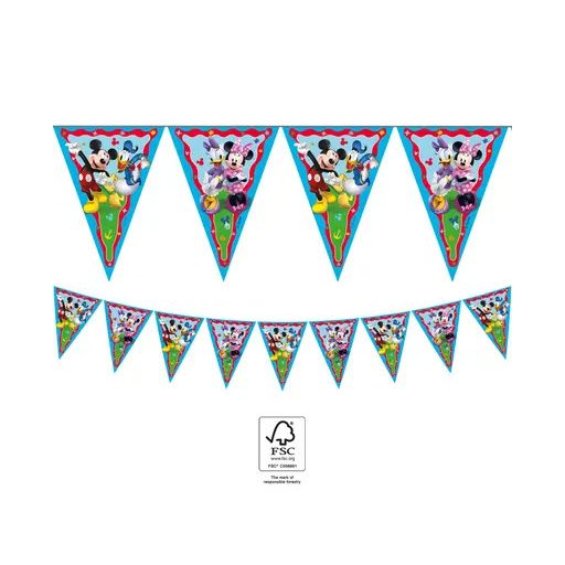 Disney Mickey  Rock the House flag garland FSC 2.3 m