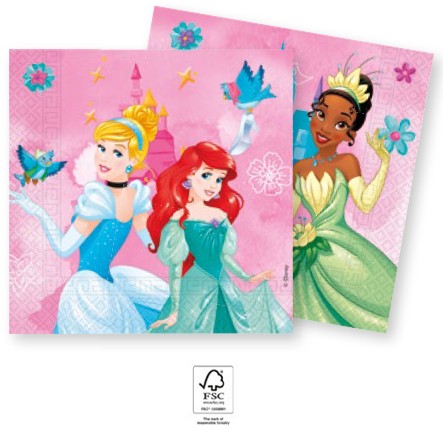 Disney Princess Live Your Story napkin 20 pcs 33x33 cm FSC