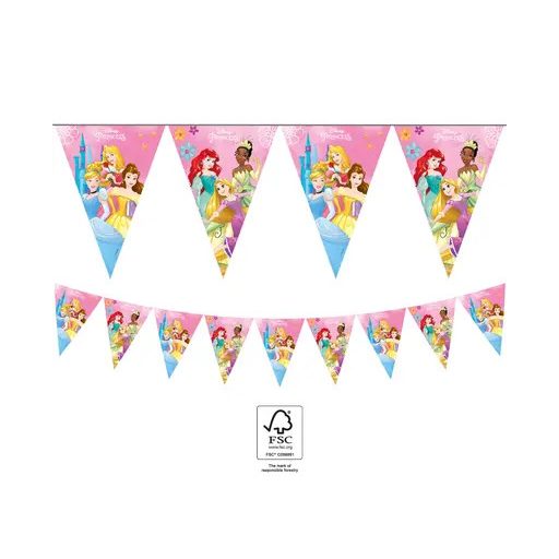 Disney Princess Live Your Story flag garland FSC 2.3 m