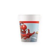 Spiderman Crime Fighter paper cup 8 pcs 200 ml FSC