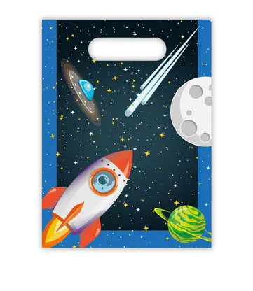Space Rocket Space gift bags 6 pcs