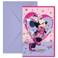 Disney Minnie  Junior party invitation 6 pcs FSC