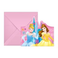   Disney Princess Live Your Story party invitation set of 6 FSC