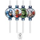 Avengers Infinity Stones paper straw set, 4 pieces FSC