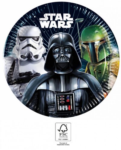 Star Wars Galaxy paper plate 8 pcs 20 cm FSC