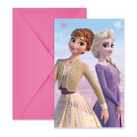 Disney Frozen Wind  party invitation set of 6 FSC