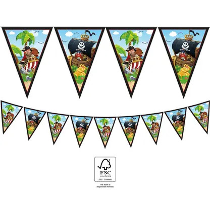 Pirate Island bunting FSC 2.3 m