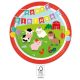 Farm Party paper plate 8 pcs 23 cm FSC