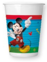 Disney Mickey Rock the House plastic cup 8 pcs 200 ml