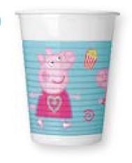 Peppa Pig Messy Play plastic cup 8 pcs 200 ml