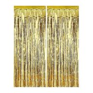Colour Gold Curtains, 2 m long curtain for doorways