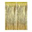 Colour Gold Curtains, 2 m long curtain for doorways