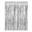 Colour Silver Curtains, Silver Doorway Curtain 2 m
