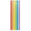 Colour Multicolor plastic straw, set of 6