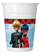 Miraculous Ladybug Hero plastic cup 8 pcs 200 ml