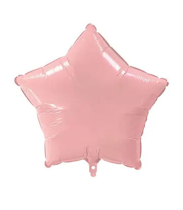 Pink Pastel Star, Pink Star foil balloon 46 cm