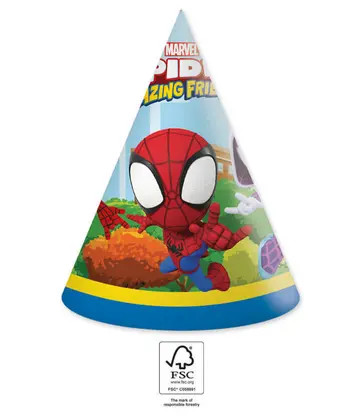 Spiderman Spidey hat, hat 6 pack FSC