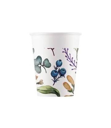 Herbs Cup Paper (8 pieces) 200 ml FSC
