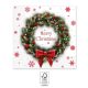 Merry Xmas Wreath Napkin (20 pieces) 33x33 cm FSC