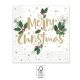 Holly Merry Napkin (20 pieces) 33x33 cm FSC