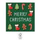 Merry Christmas Handicrafts Napkin (20 pieces) 33x33 cm FSC