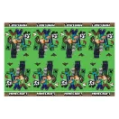 Minecraft Green plastic tablecloth 120x180 cm