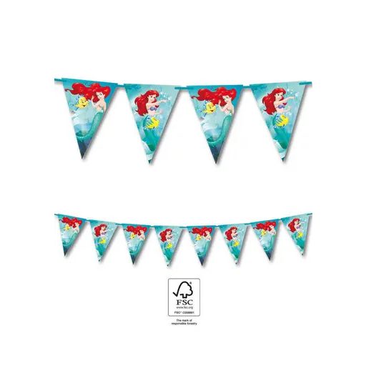 Disney Princess Ariel Curious banner garland FSC 2.3 m