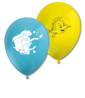 Disney Princesses Ariel Curious Balloon, Set of 8