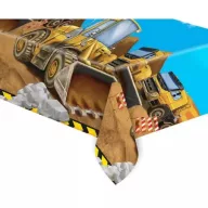 Construction Grabber plastic tablecloth 120x180 cm