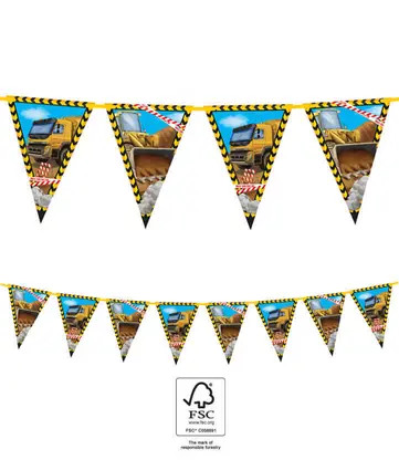 Construction Grabber bunting FSC 2.3 m