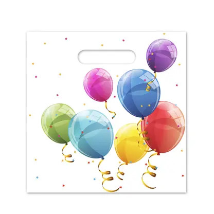 Balloon Sparkling paper gift bag set of 4