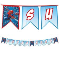 Spiderman Crime Fighter party sign 2 m