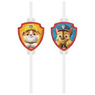 Paw Patrol Rescue Heroes paper straw, set of 4 pcs FSC