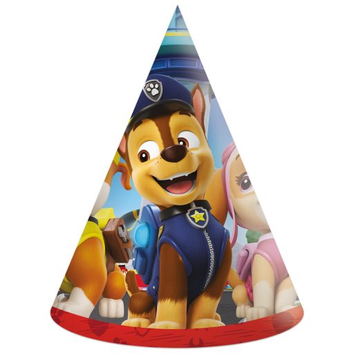 Paw Patrol Rescue Heroes party hat, chako 6 pcs FSC