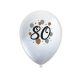 Happy Birthday 80 Milestone air-balloon, balloon 6 pcs 11 inch (27,5 cm)