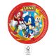 Sonic, the Hedgehog Saga Paper Plate (8 pieces) 23 cm FSC