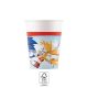 Sonic the Hedgehog Sega Cup Paper (8 pieces) 200 ml FSC