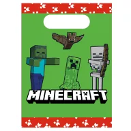 Minecraft Green paper gift bag set of 4
