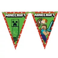 Minecraft Green flag garland FSC 2.3 m