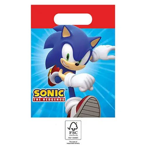 Sonic the Hedgehog Sega paper gift bag 4 pcs.